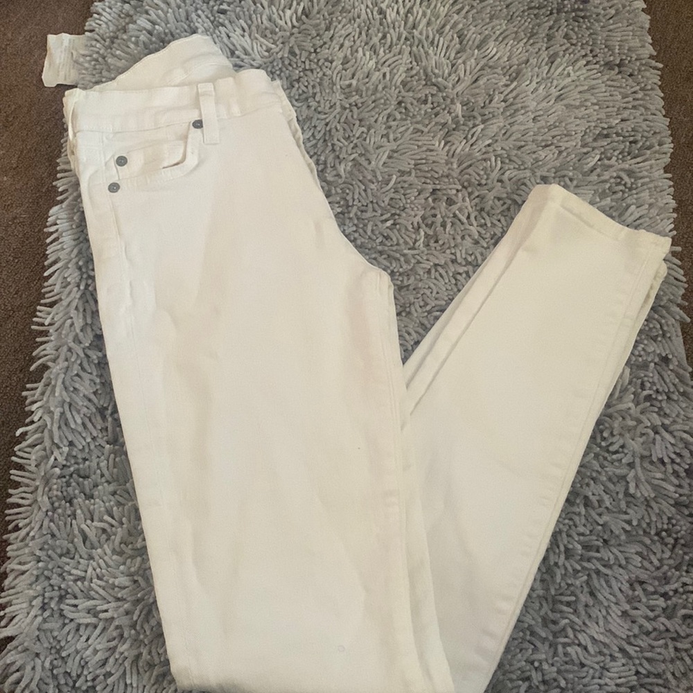 Authentic White 7 for All Mankind Jeans